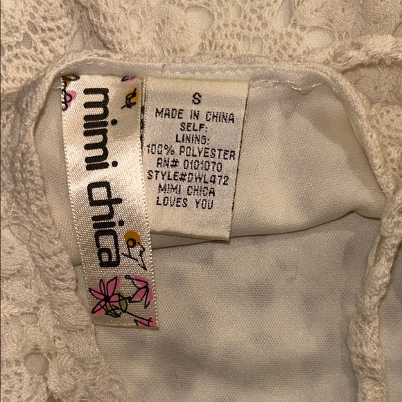 Mimi Chica Ivory Lace Kids Dress - Picture 8 of 8